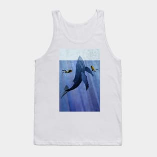 Whale Scuba divers Tank Top